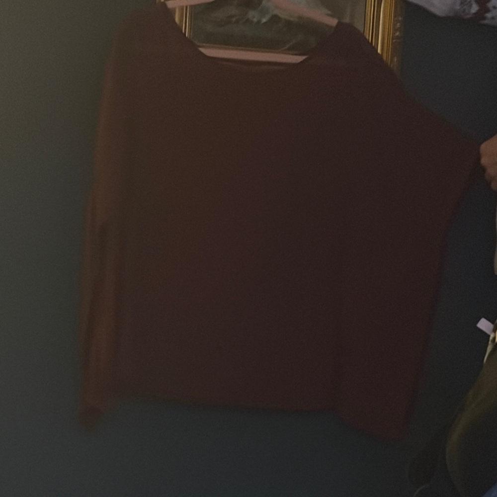 White House Black Market Deep Red Turtleneck Sweater